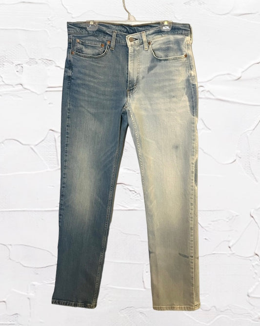 Split Bleach Straight Leg Levi's 514 Jeans | W: 36