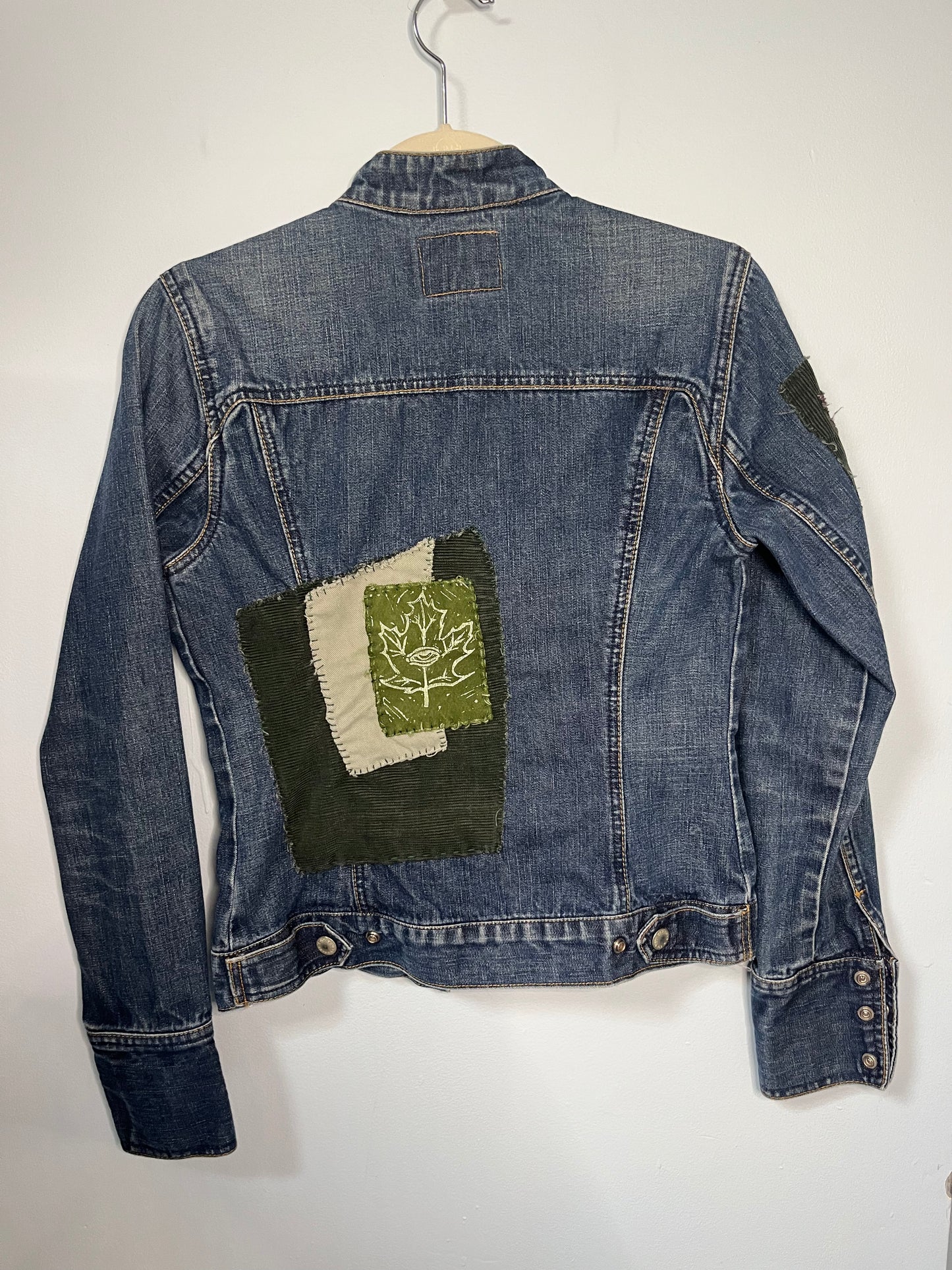 Vintage Levi's S.E. Cobble Patchwork Denim Jacket | Women's Small