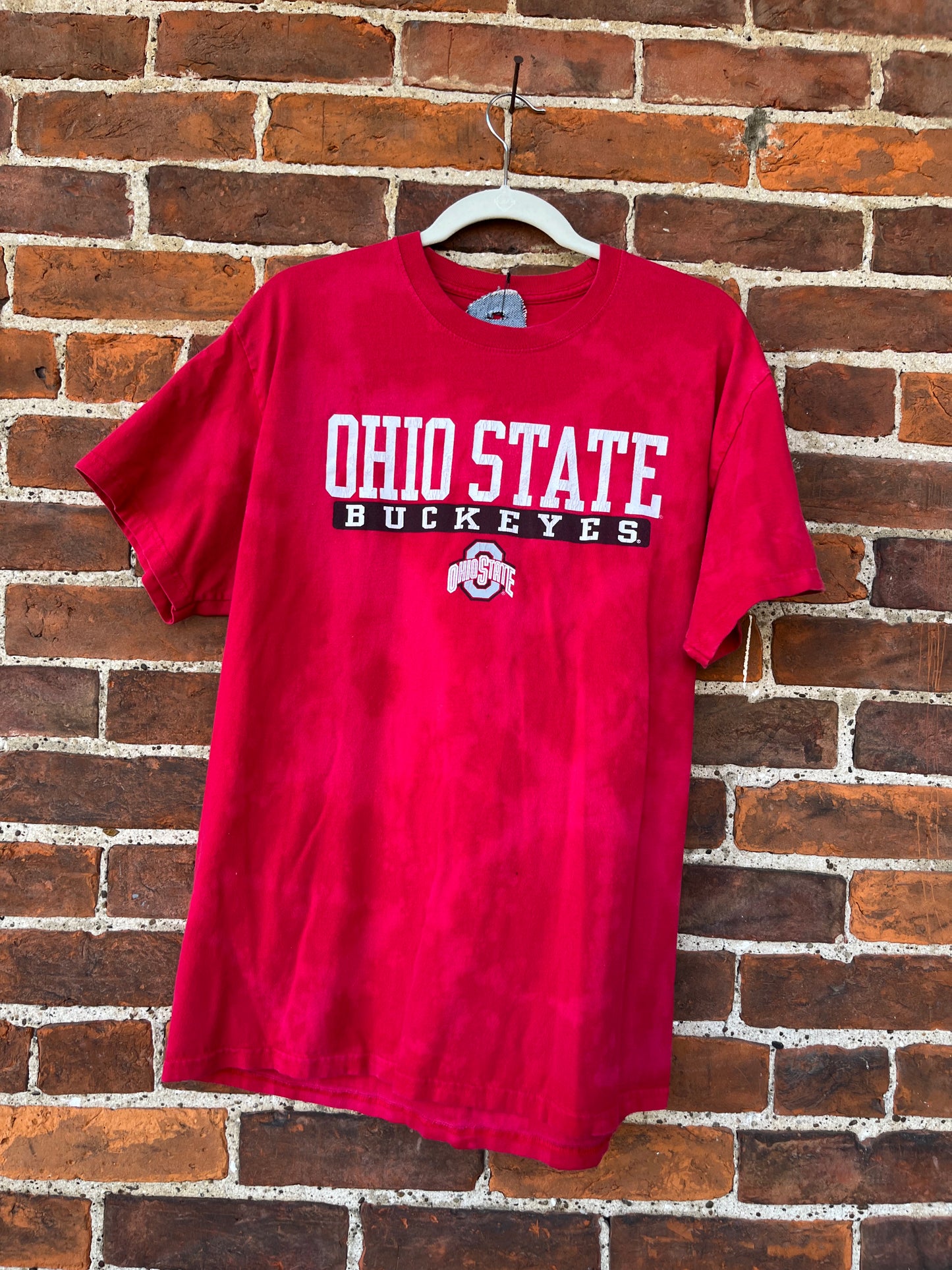 Bleached Ohio State Tee | Size Large