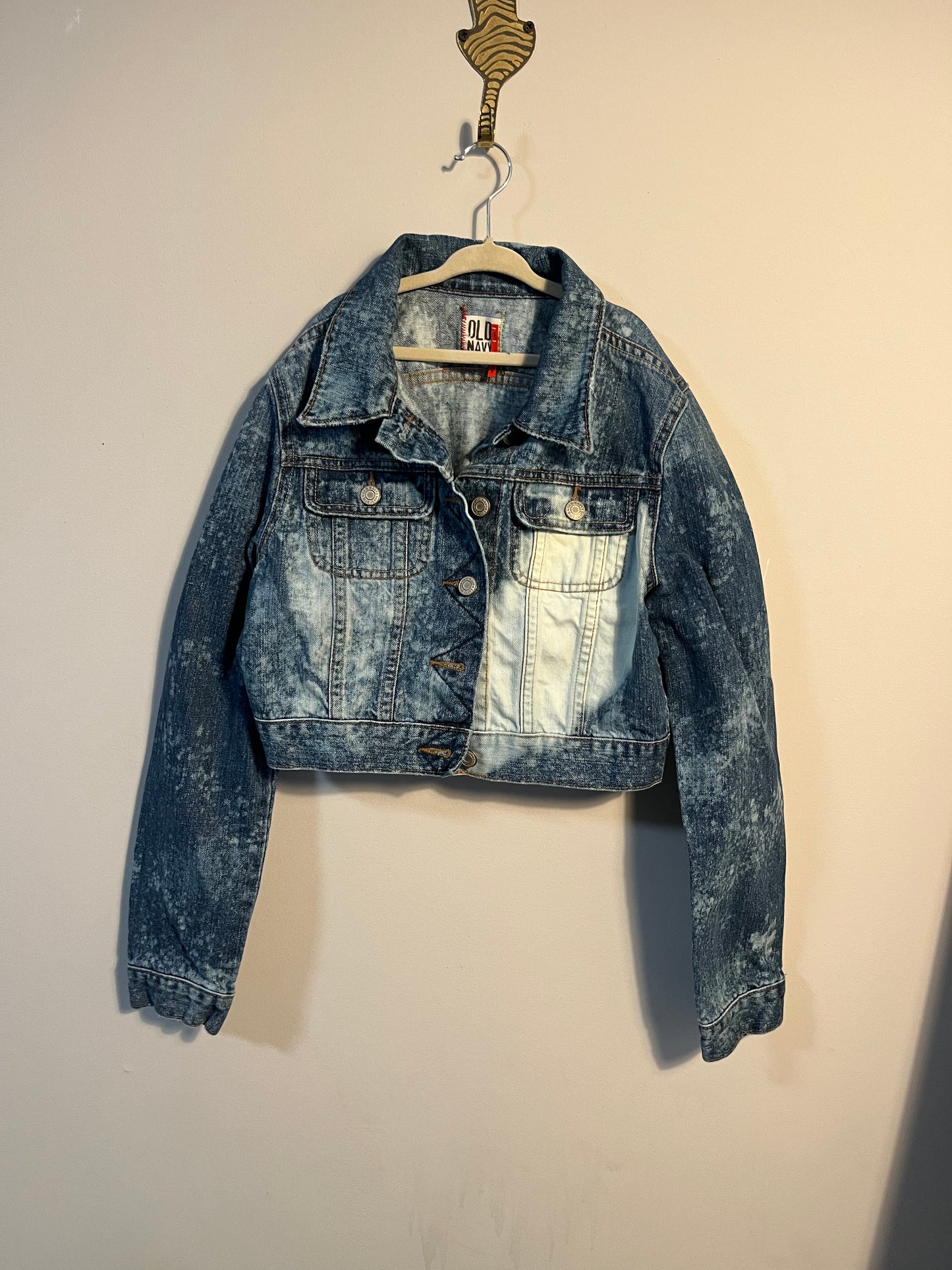 Bleached Denim Jacket | Youth Small